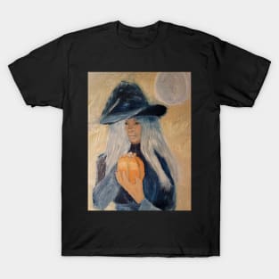 Trick or treat oil painting by Tabitha kremesec T-Shirt